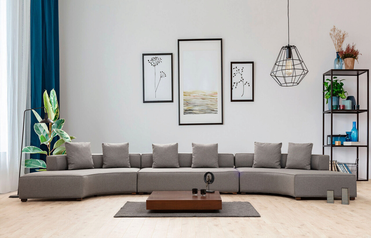 Coltar, Atelier del Sofa, 560ARE1204, Gri Colțare